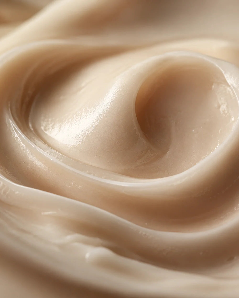 Macro cosmetic cream texture