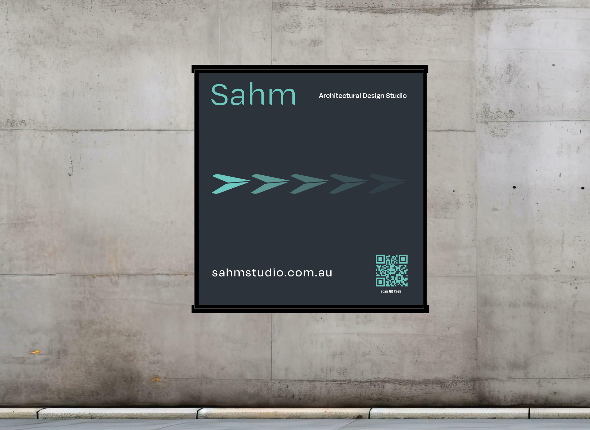 Sahm Studio — Brand identity · Logo system · Architecture