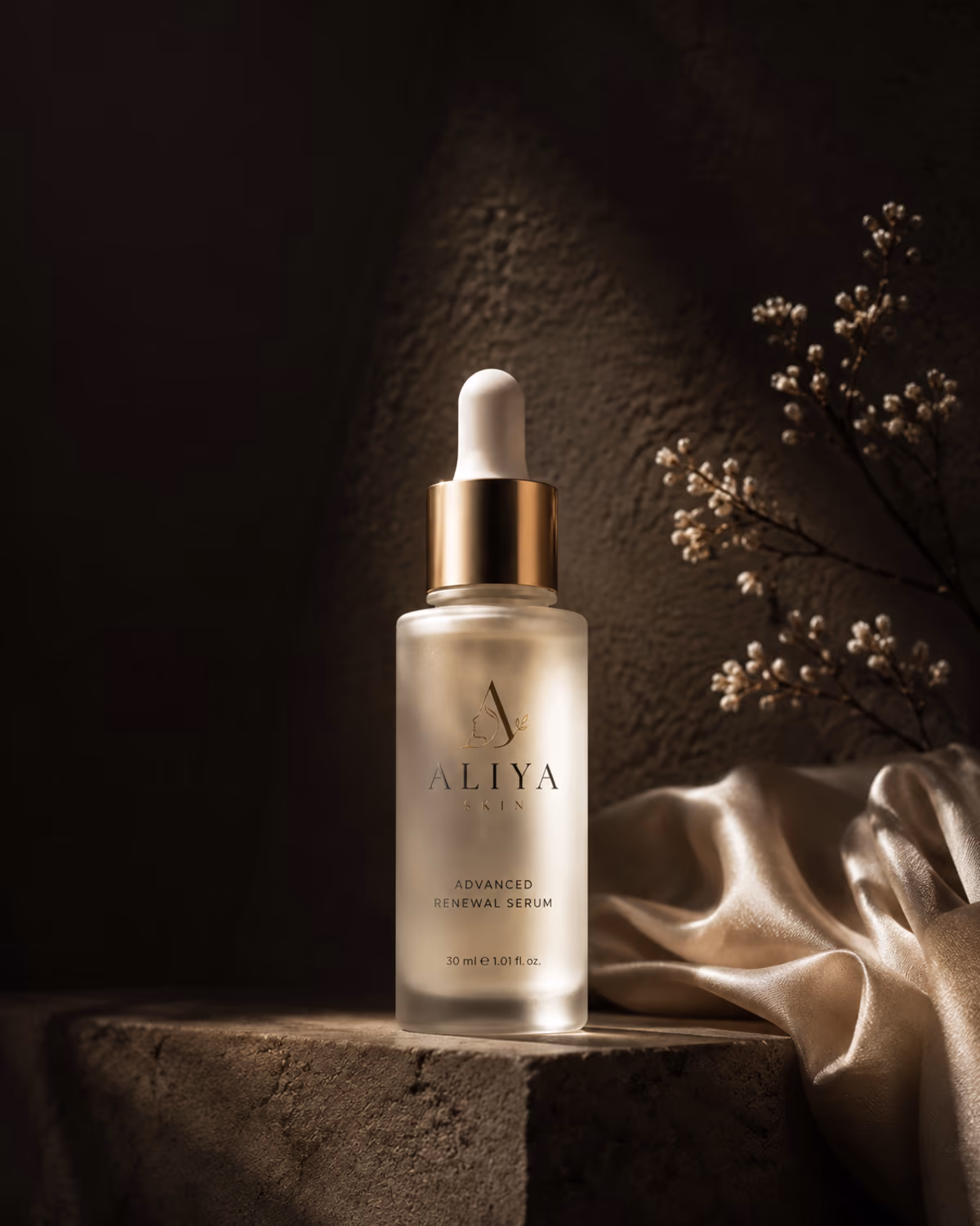 Aliya Skin Advanced Renewal Serum product presentation